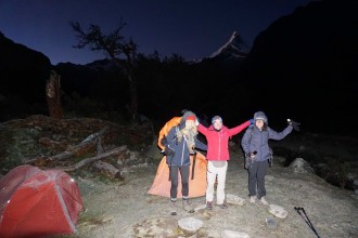 Trek Santa Cruz Day 3 : Alpamayo Base Camp - Laguna Arhuaycocha - Llamacorral